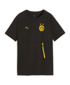 PUMA Borussia Dortmund PUMATECH Pocket T-Shirt Kids Schwarz F07 - schwarz