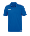 Jako Striker 2.0 Poloshirt Blau Weiss F04
