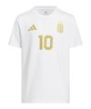 adidas Messi T-Shirt Kids Weiß - weiss