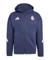 adidas Real Madrid Anthem Jacke Blau - blau