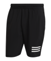 adidas 3 Stripes Tennis Short Schwarz Weiss - schwarz