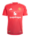 adidas Manchester United Auth. Trikot Home 2024/2025 Rot - rot