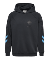 Hummel Oversized Sw El Paso Hoody Schwarz F2366 - schwarz