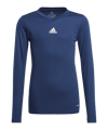 adidas Team Base Top langarm Kids Blau