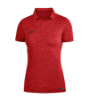Jako Premium Basics Poloshirt Damen Rot F01
