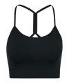 Hummel Hiit Seamless Sport-BH Damen Schwarz F2001 - schwarz