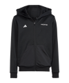 adidas Predator Kapuzenjacke Kids Schwarz - schwarz