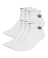 adidas Mid Ankle 6er Pack Socken Weiss