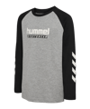 Hummel Logo L/S T-Shirt Kids Grau F2006 - grau