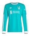 adidas FC Liverpool Trikot langarm 3rd 2025/2026 Grün - gruen