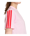adidas Essentials 3 Stripes T-Shirt Damen Rosa - rosa