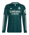 adidas Real Madrid Authentic Trikot Langarm Away 2026/2027 Grün - gruen
