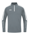 JAKO Power Sweatshirt Grau Weiss F840
