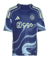 adidas Ajax Amsterdam Trikot Set Away 2025/2026 Kids Blau