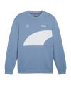 PUMA KING Top Crew Sweatshirt Blau Weiss F05