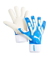 PUMA ULTRA Ultimate Hybrid Torwarthandschuhe Gear Up Blau Weiss F02