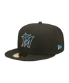New Era Miami Marlins On-Field 59Fifty Cap Schwarz - schwarz