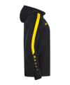 JAKO Power Kapuzenjacke Kids Schwarz Gelb F803 - schwarz