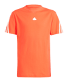 adidas Future Icons 3-Stripes T-Shirt Kids Rot