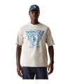 New Era MLB Los Angeles Dodgers Floral Graphic Oversized T-Shirt Beige - beige