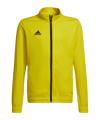 adidas Entrada 22 TK Trainingsjacke Kids Gelb - gelb