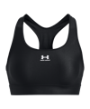 Under Armour HG Mid Padless Sport-BH Damen F002 - schwarz