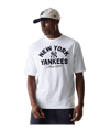 New Era MLB Heritage Oversized New York Yankees T-Shirt Weiß - weiss