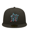 New Era Miami Marlins On-Field 59Fifty Cap Schwarz - schwarz