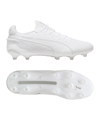 PUMA KING Ultimate FG/AG White Edition Weiss