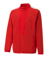 PUMA teamLIGA Sideline Jacke Kids Rot Weiss F01 - rot