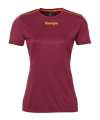 Kempa Poly T-Shirt Damen Dunkelrot F11