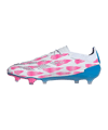 adidas Predator Elite FG Reemergence Weiss Blau - weiss