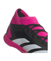 adidas Predator Accuracy.3 IN Halle Own Your Football Kids Schwarz Weiss Pink - schwarz