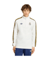 adidas Real Madrid OG Half Zip Top Weiß - weiss