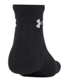 Under Armour Performance Cotton 3p Qtr Socken Schwarz F008 - schwarz