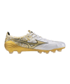 Mizuno Alpha Made in Japan FG Prism Gold Weiss Gold Schwarz F50 - weiss