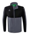 Erima SIX WINGS Jacke abnehmbare Ärme Grau - grau