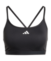 adidas Aeroreact Training 3S Sport-BH Damen - schwarz