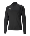 PUMA teamLIGA HalfZip Sweatshirt Schwarz F03