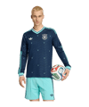 adidas DFB Deutschland Authentic Trikot Langarm Away WM 2026 Blau - blau