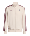 adidas Ajax Amsterdam Icon Track Sweatshirt Beige - beige