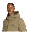 adidas Helionic CLIMAWARM Hooded Down Jacke Grün - gruen