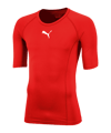 PUMA LIGA Baselayer Shortsleeve Rot F01
