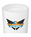 Black Wings Classic Kerze Weiss - weiss