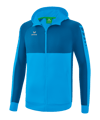 Erima Six Wings Kapuzenjacke Kids Blau