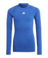 adidas Techfit Shirt Langarm Kids Blau