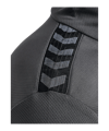Hummel Authentic HalfZip Sweatshirt Grau F1525 - grau