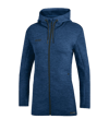 Jako Premium Basic Kapuzenjacke Damen Blau F49