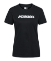 Hummel Elemental Logo T-Shirt Damen Schwarz F2001 - schwarz