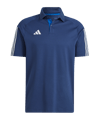 adidas Tiro 23 Competition Poloshirt Blau - dunkelblau
